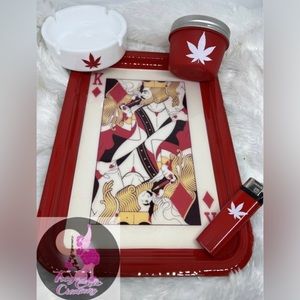 Rolling Tray Set